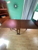 MCM Danish Rosewood Gate Leg Dining Table - Image 4