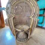 MCM King Cobra Peacock Chair