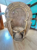 MCM King Cobra Peacock Chair