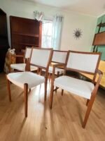 Svegards Markaryd Set of 4 Swedish Teak Dining Chairs