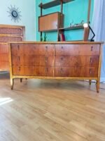 MCM American of Martinsville Tallboy 7 Drawer Dresser