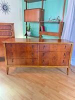 MCM American of Martinsville Tallboy 7 Drawer Dresser - Image 7