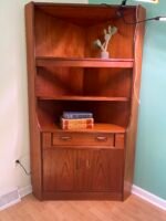 MCM Danish Teak Corner Cabinet
