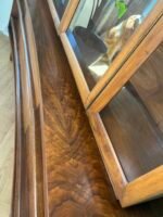 MCM Young Manufacturing 2 Piece Curved Credenza w/ Glass Display Top - Image 4