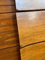 MCM Johnson Carper Formica Top 6-Drawer Lowboy Dresser w/ Hutch Display Top - Image 5