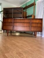 MCM Louver Front 9 Drawer Long Dresser w/ Tall Chest - Image 3