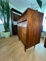 MCM Louver Front 9 Drawer Long Dresser w/ Tall Chest - Image 6