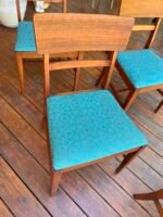 MCM Haywood Wakefield Style Chairs- Set of 6 - Image 4
