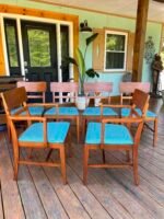 MCM Haywood Wakefield Style Chairs- Set of 6