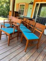 MCM Haywood Wakefield Style Chairs- Set of 6 - Image 2