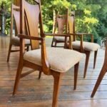 MCM Young Manufacturing Walnut Dining Chairs - Set of 6