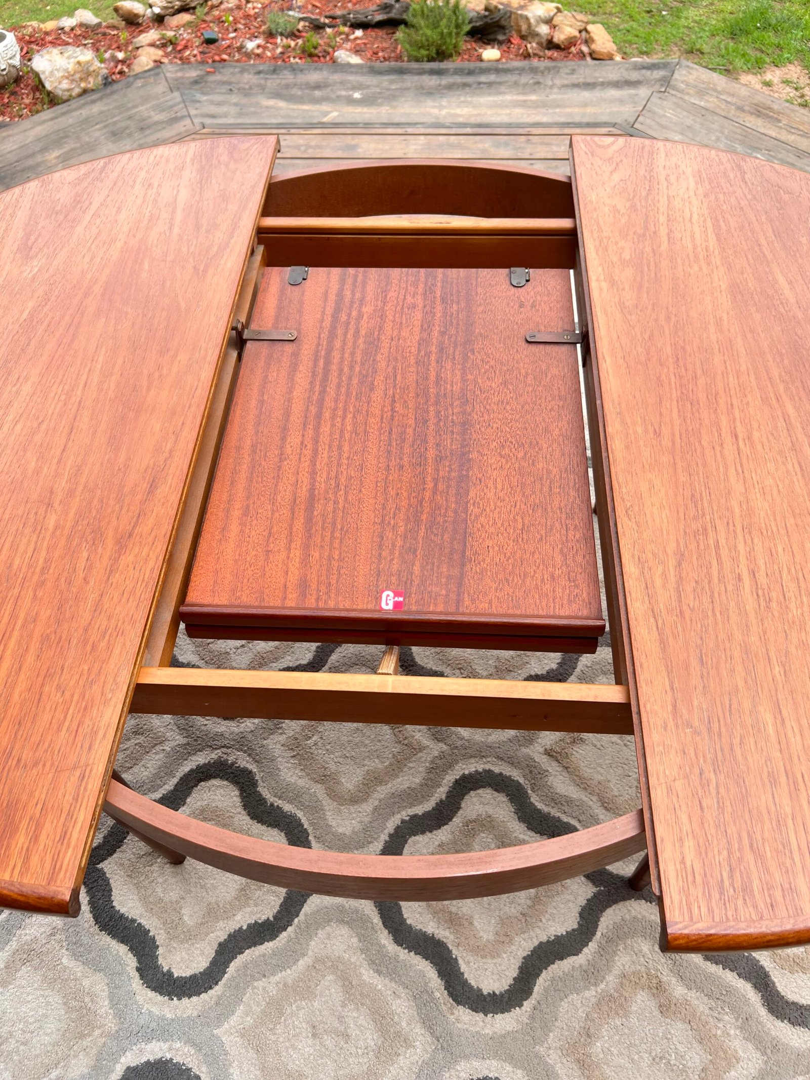 IMG_4623 MCM Table with Pop Up Leaf by G Plan - Image 1
