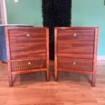 MCM Teak Bedside Cabinet Nightstand Tables
