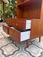 MCM Danish Modern Teak Bookshelf with Drawers - Image 5