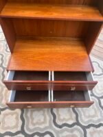 MCM Danish Modern Teak Bookshelf with Drawers - Image 4