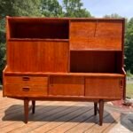 MCM Petite Highboard Sideboard Cocktail Cabinet