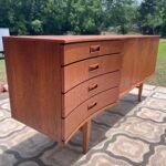 MCM Danish Modern Bow Front Credenza