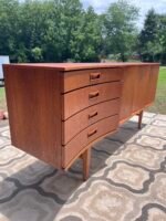 MCM Danish Modern Bow Front Credenza