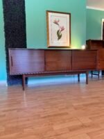 MCM Curve Leg Credenza Danish Modern Sideboard - Image 4
